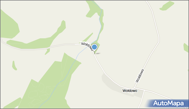 Wołdowo, Wołdowo, mapa Wołdowo