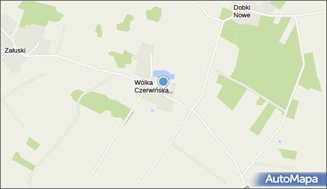 Wólka Czerwińska, Wólka Czerwińska, mapa Wólka Czerwińska