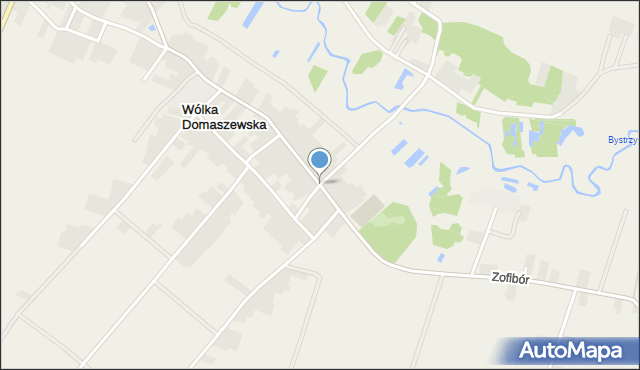 Wólka Domaszewska, Wólka Domaszewska, mapa Wólka Domaszewska
