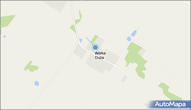 Wólka Duża, Wólka Duża, mapa Wólka Duża