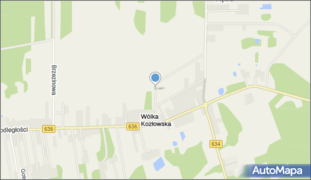 Wólka Kozłowska, Wólka Kozłowska, mapa Wólka Kozłowska