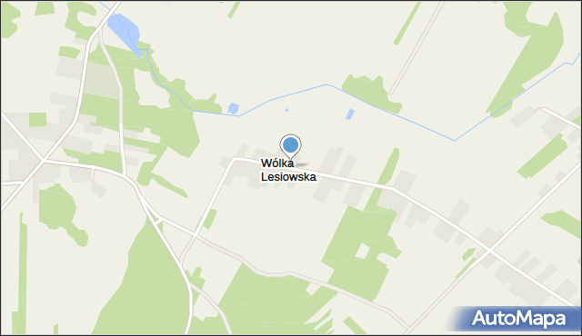 Wólka Lesiowska, Wólka Lesiowska, mapa Wólka Lesiowska