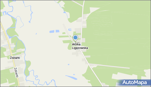 Wólka Ligęzowska, Wólka Ligęzowska, mapa Wólka Ligęzowska