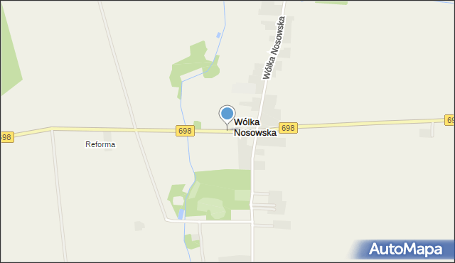 Wólka Nosowska, Wólka Nosowska, mapa Wólka Nosowska