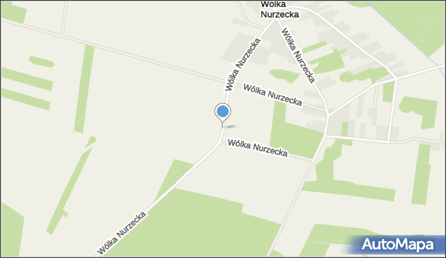 Wólka Nurzecka, Wólka Nurzecka, mapa Wólka Nurzecka