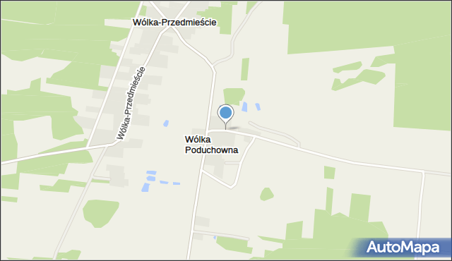 Wólka Poduchowna, Wólka Poduchowna, mapa Wólka Poduchowna