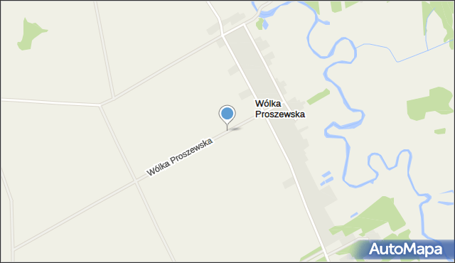 Wólka Proszewska, Wólka Proszewska, mapa Wólka Proszewska