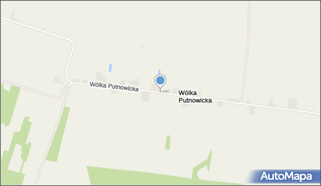 Wólka Putnowicka, Wólka Putnowicka, mapa Wólka Putnowicka