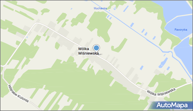 Wólka Wiśniewska, Wólka Wiśniewska, mapa Wólka Wiśniewska