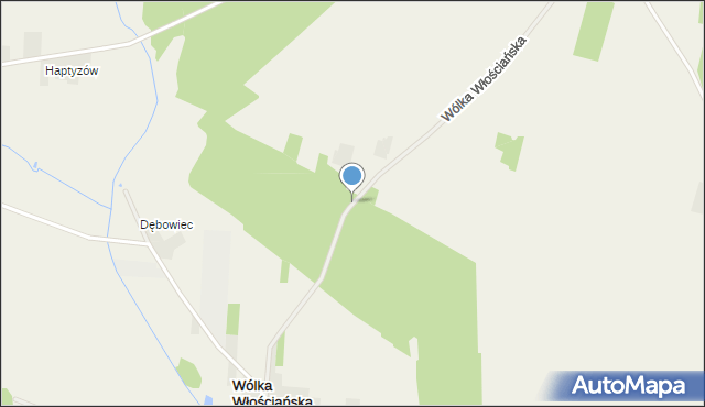 Wólka Włościańska, Wólka Włościańska, mapa Wólka Włościańska