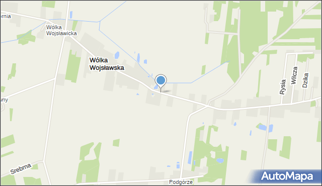 Wólka Wojsławska, Wólka Wojsławska, mapa Wólka Wojsławska
