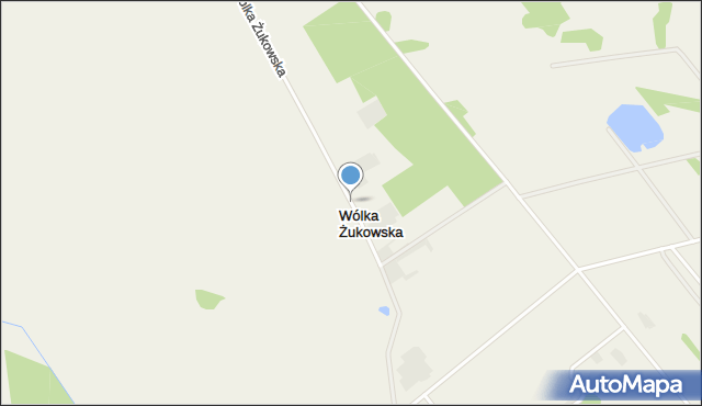 Wólka Żukowska, Wólka Żukowska, mapa Wólka Żukowska