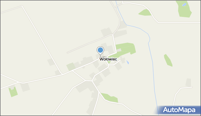 Wołowiec gmina Nowogard, Wołowiec, mapa Wołowiec gmina Nowogard