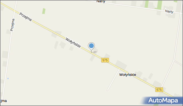 Wołyńskie, Wołyńskie, mapa Wołyńskie