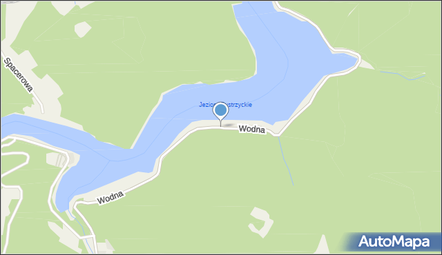 Zagórze Śląskie, Wodna, mapa Zagórze Śląskie
