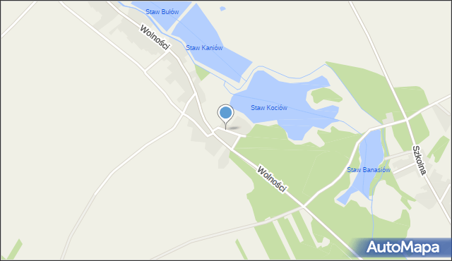 Gąsiorowice, Wróblewskiego Walerego, gen., mapa Gąsiorowice