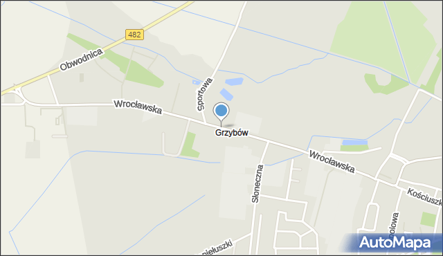 Kępno, Wrocławska, mapa Kępno