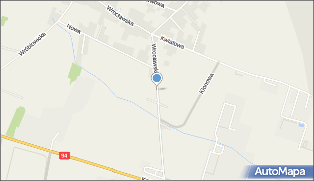 Krępice gmina Miękinia, Wrocławska, mapa Krępice gmina Miękinia