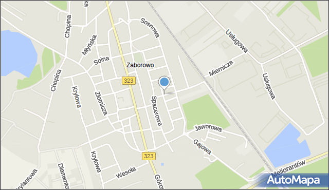 Leszno, Wrzosowa, mapa Leszno