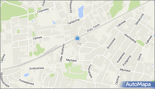 Luzino, Wryczy, ks., mapa Luzino