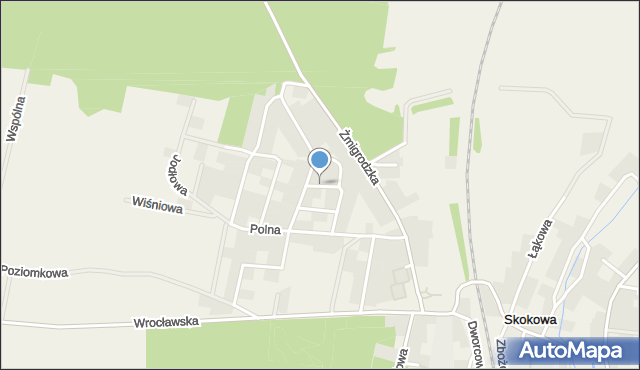 Skokowa, Wrzosowa, mapa Skokowa