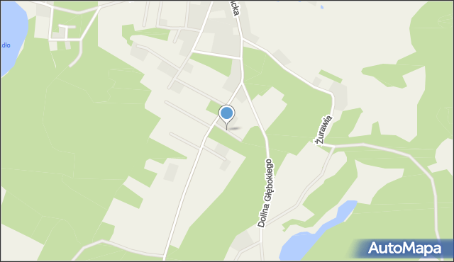 Sulęczyno, Wrzosowa, mapa Sulęczyno