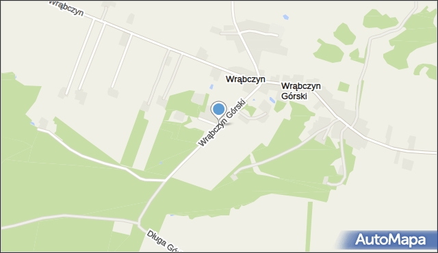 Wrąbczyn Górski, Wrąbczyn Górski, mapa Wrąbczyn Górski