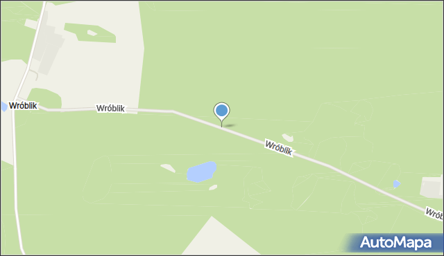 Wróblik, Wróblik, mapa Wróblik