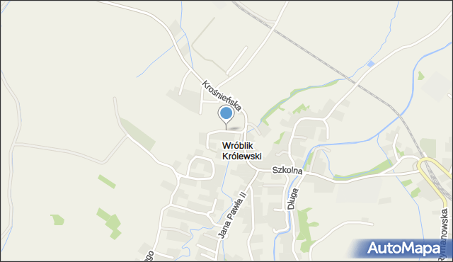 Wróblik Królewski, Wróblik Królewski, mapa Wróblik Królewski