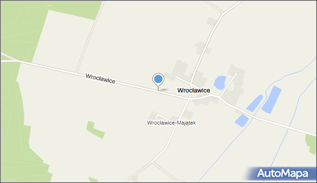 Wrocławice, Wrocławice, mapa Wrocławice