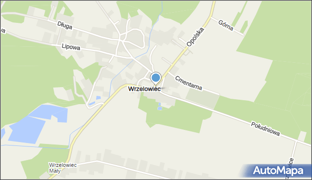 Wrzelowiec, Wrzelowiec, mapa Wrzelowiec
