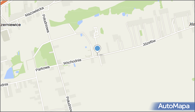 Czerniewice powiat tomaszowski, Wschodnia, mapa Czerniewice powiat tomaszowski