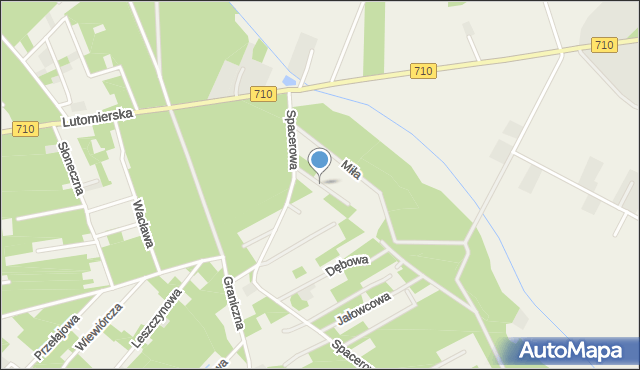 Dziektarzew, Wspólna, mapa Dziektarzew