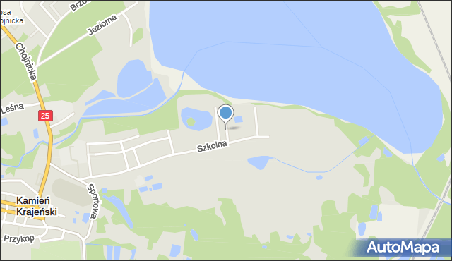 Kamień Krajeński, Wspólna, mapa Kamień Krajeński