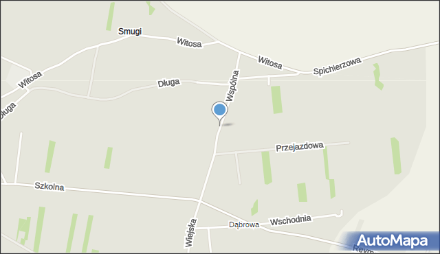 Kłobuck, Wspólna, mapa Kłobuck