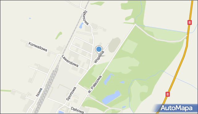 Kobierzyce, Wspólna, mapa Kobierzyce