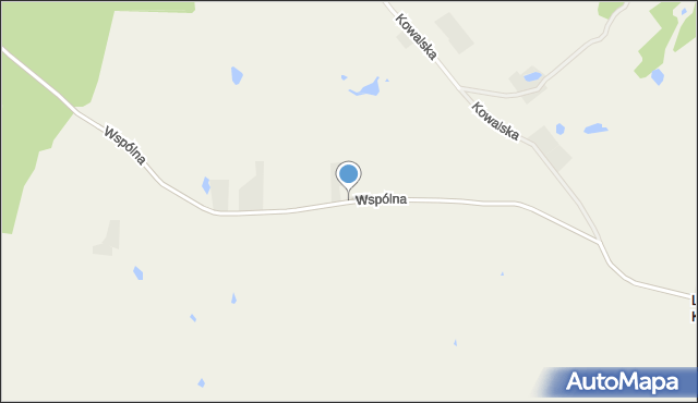 Lubań gmina Nowa Karczma, Wspólna, mapa Lubań gmina Nowa Karczma