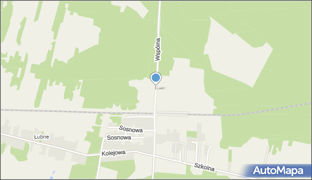 Mierzęcice, Wspólna, mapa Mierzęcice