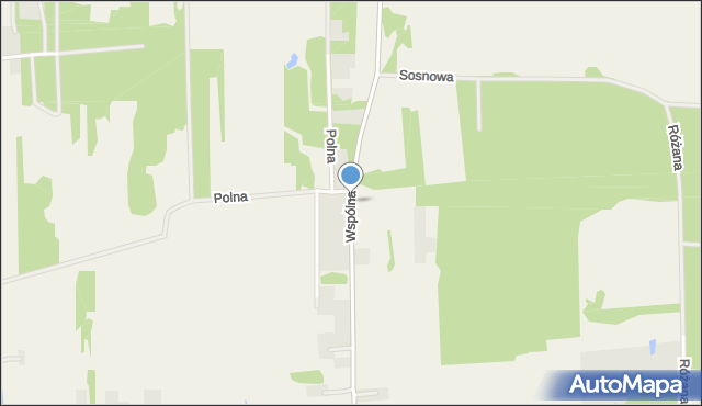Mirowice gmina Grójec, Wspólna, mapa Mirowice gmina Grójec
