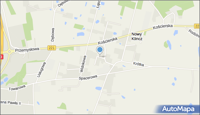 Nowy Klincz, Wspólna, mapa Nowy Klincz