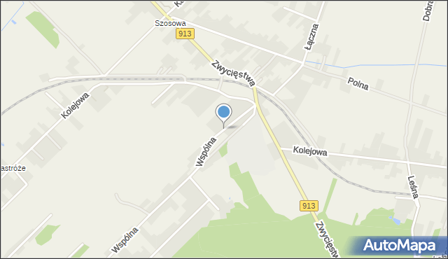 Psary powiat będziński, Wspólna, mapa Psary powiat będziński