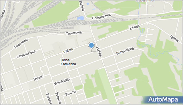 Skarżysko-Kamienna, Wschodnia, mapa Skarżysko-Kamienna