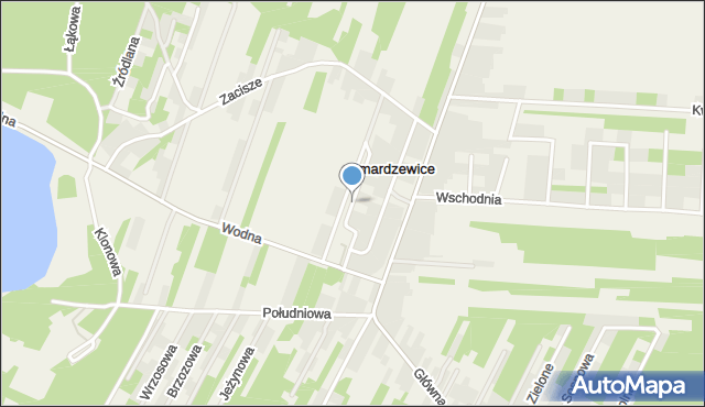 Smardzewice, Wspólna, mapa Smardzewice