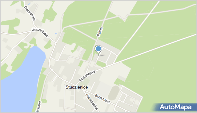 Studzienice powiat bytowski, Wspólna, mapa Studzienice powiat bytowski
