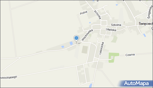 Święciechowa, Wschowska, mapa Święciechowa
