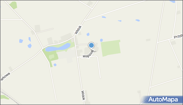 Waganiec, Wspólna, mapa Waganiec