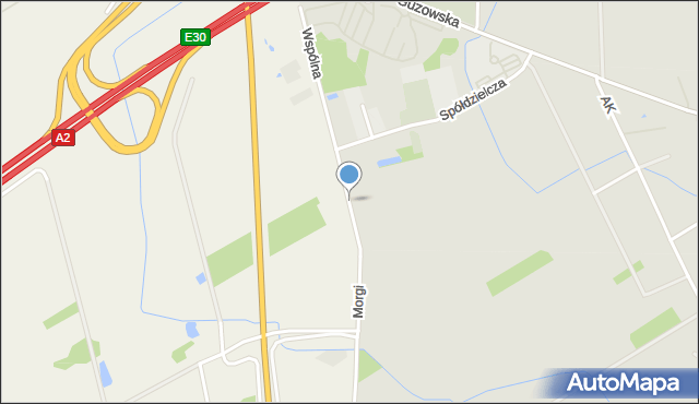 Wiskitki, Wspólna, mapa Wiskitki