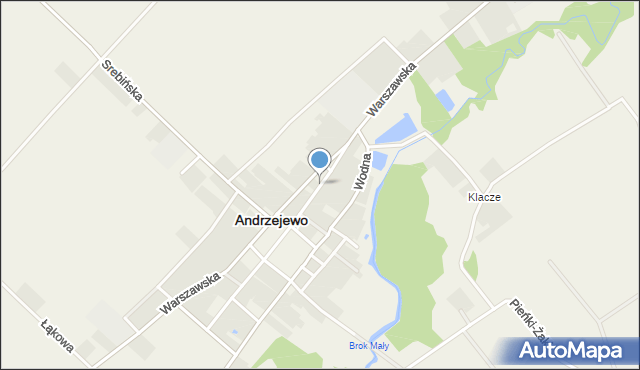 Andrzejewo powiat ostrowski, Wysocka, mapa Andrzejewo powiat ostrowski
