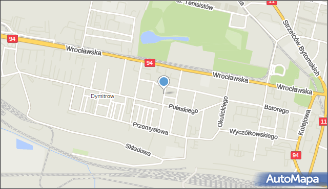 Bytom, Wyspiańskiego Stanisława, mapa Bytomia
