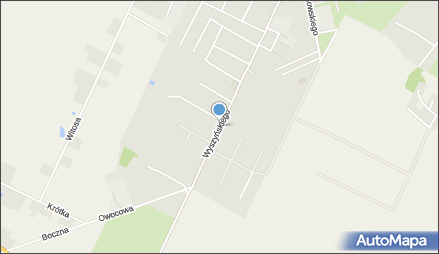 Chełmża, Wyszyńskiego Stefana, ks. kard., mapa Chełmża